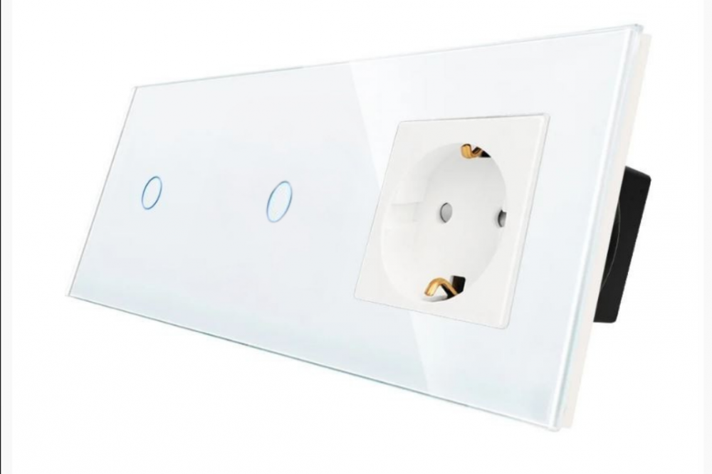 Intrerupator tactil + priza 3 doze configurabil (simple, cap scar/cruce, prize cu wifi, etc) [1]