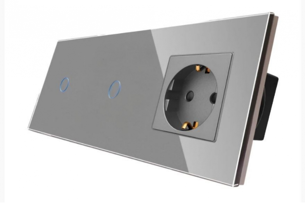 Intrerupator tactil + priza 3 doze configurabil (simple, cap scar/cruce, prize cu wifi, etc) [1]