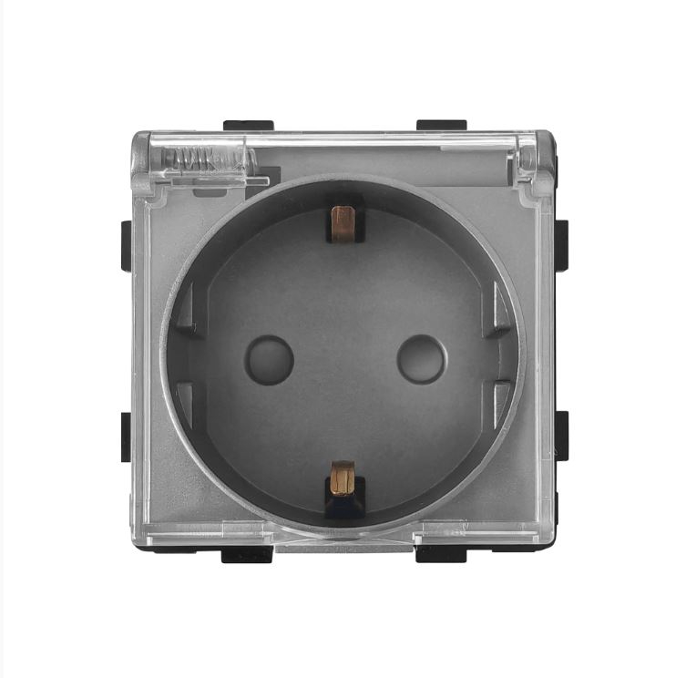 Modul priza Schuko cu capac de protectie [2]