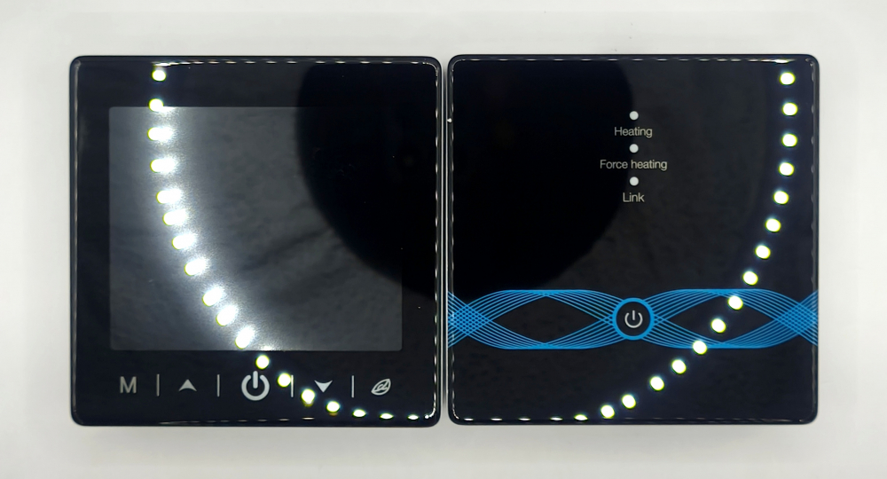 TOR-25 Portabil Termostat Inteligent, cu WiFi+RF, ecran tactil, pentru centrale pe gaz, incalzire in pardoseala Negru [2]