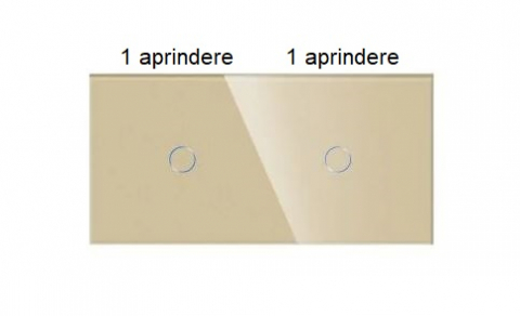Intrerupator tactil 2 doze configurabil (simplu, dublu, triplu, cap scara, dimabil, etc.) [4]