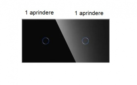 Intrerupator tactil 2 doze configurabil (simplu, dublu, triplu, cap scara, dimabil, etc.) [4]