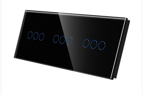 Intrerupator tactil 3 doze configurabil (simplu, dublu, triplu, cap scara, dimabil, etc.) [5]