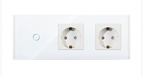 Intrerupator tactil + priza 3 doze configurabil (simple, cap scar/cruce, prize cu wifi, etc). [1]