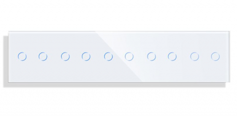 Panou Intrerupator tactil cvintiplu 5 doze configurabil (simplu, dublu, draperie, etc,)  DOAR PANOUL DE STICLA !!!  FARA MODULE!!! [1]