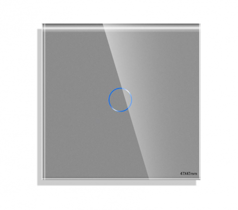 Rame Aluminiu - Panou tactil mini 47x47 mm  DOAR PANOUL DE STICLA !!!  FARA MODULE!!!