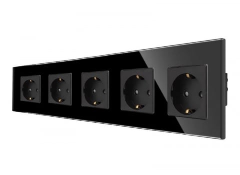 Sticla + Mecanice - Priza configurabila 5 doze (simple, USB, Wifi, etc.)