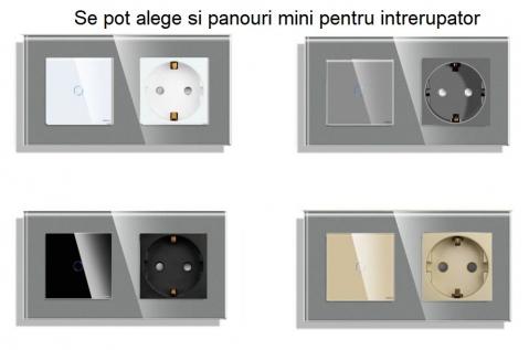 Priza + intrerupator tactil 3 doze configurabil (simple, cap scar/cruce, prize cu wifi, etc) [3]