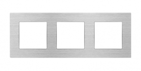 Rama tripla aluminiu 3 doze (priza , intrerupator, etc.) [1]