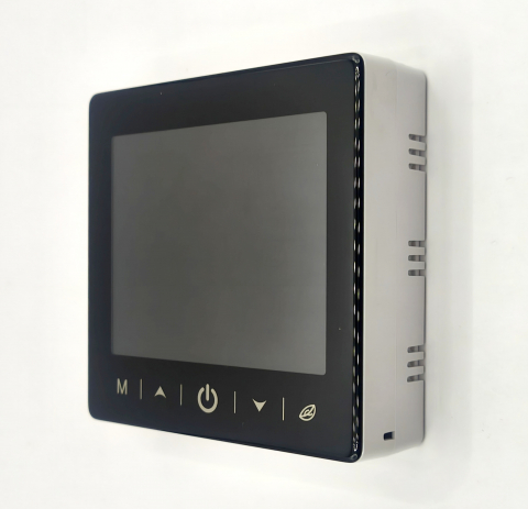 TOR-25 Portabil Termostat Inteligent, cu WiFi+RF, ecran tactil, pentru centrale pe gaz, incalzire in pardoseala Negru [3]