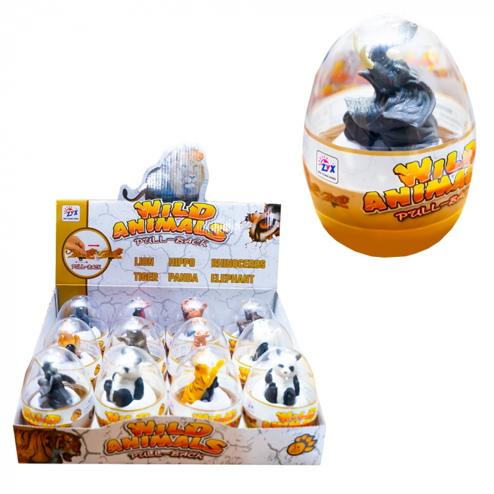 Animale salbatice cu frictiune, 12 buc/set [1]