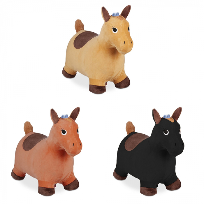 Calut din cauciuc, gonflabil, plusat, cu lumina si muzica [1]