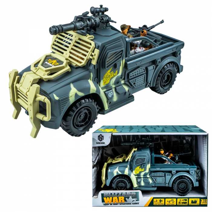 Camion militar + figurina soldat [1]