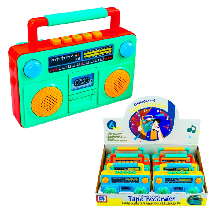 Casetofoane cu lumina si muzica, 6 buc/set [1]