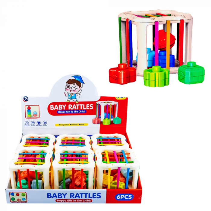 Cuburi senzoriale, pentru bebelusi, 6 buc/set [1]