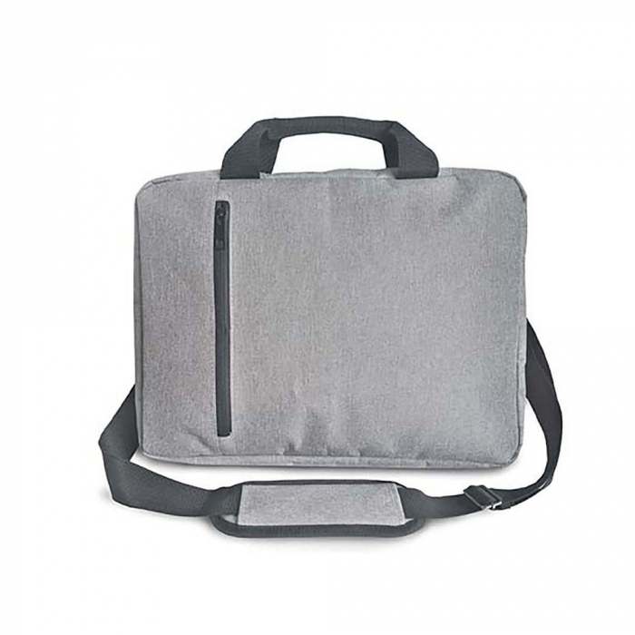 Geanta laptop, gri, 40x31x11 cm - OFFISHOP [1]