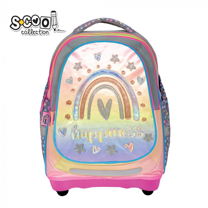 Ghiozdan anatomic HAPPINESS, 38x39x19.5 cm - S-COOL [1]