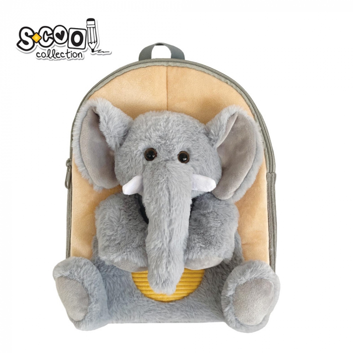 Ghiozdan gradinita BABY ANIMALS, ELEPHANT, 23x8x28 cm - S-COOL [1]