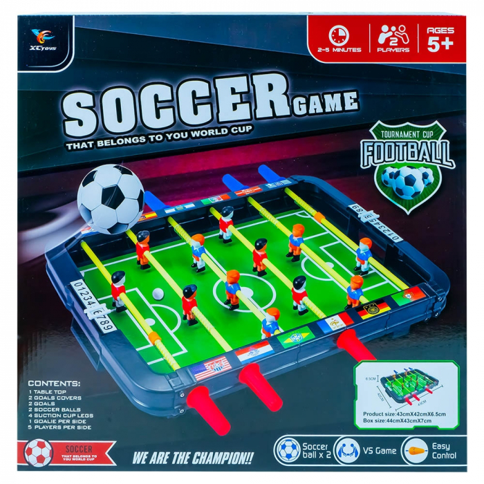 Joc Fotbal de masa, 43x6.5x42 cm [1]
