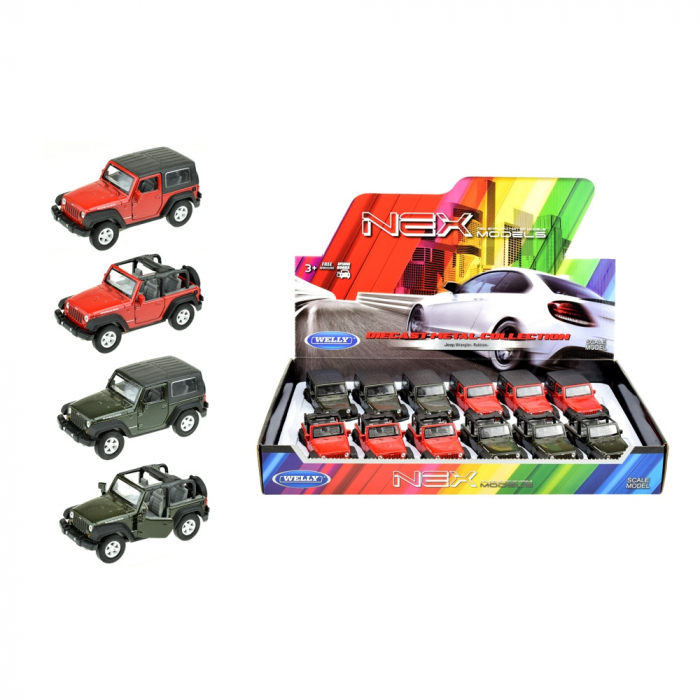 Masina Jeep Wrangler Rubicon Welly - Toi-Toys [1]