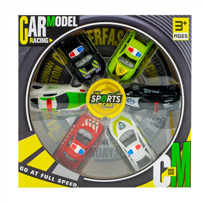 Masinute politie frictiune, 6 buc/set [1]