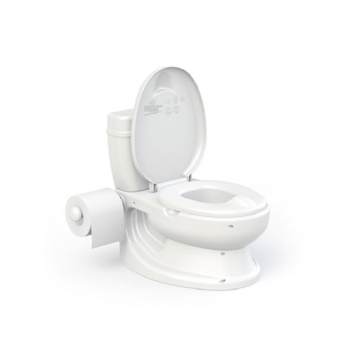 Olita tip WC, cu sunet, alb, 28x39x38cm - Dolu   [1]