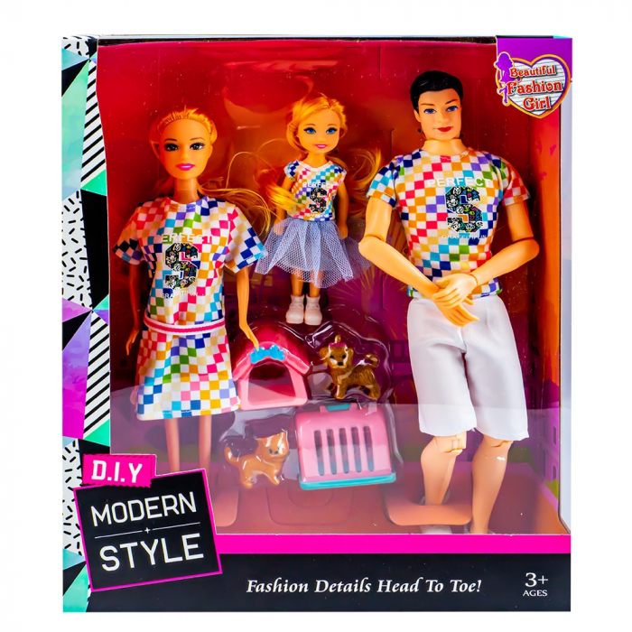 Papusi familie, 3 buc/set [1]