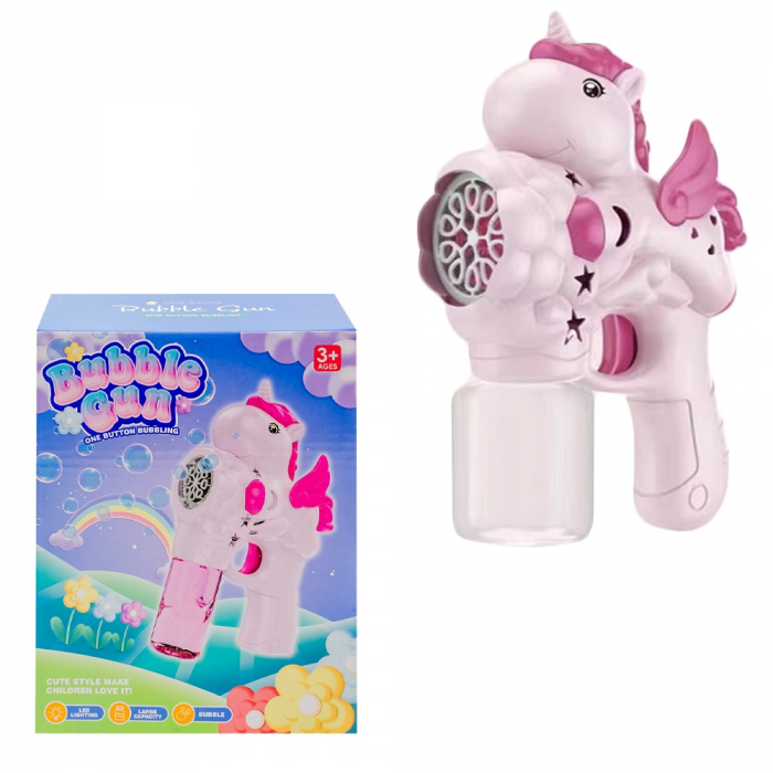 Pistol baloane de sapun, cu baterii, Unicorn [1]
