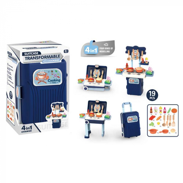 Play set bucatarie, in troller, 19 piese [1]