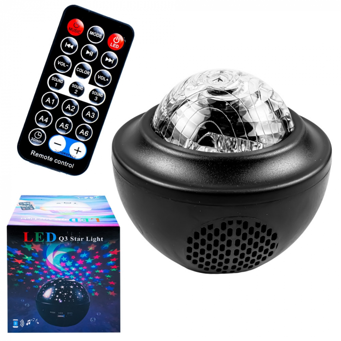 Proiector cu lampa de noapte si bluetooth [1]