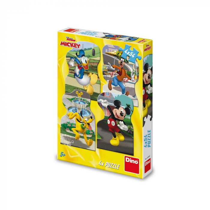 Puzzle Mickey, 4x54 piese - DINO TOYS [1]