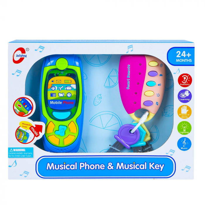 Telefon mobil + chei, cu lumina si sunet [1]