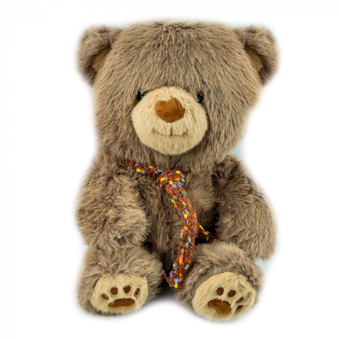 Ursulet din plus, cu fular, 27 cm [1]