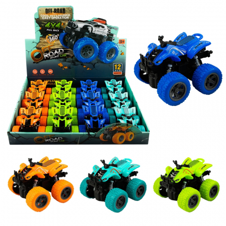 Masini Frictiune - Atv-uri 360Â° cu frictiune, 12 buc/set