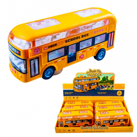 Set Masini - Set Motociclete - Autobuze cu baterii, 6 buc/set