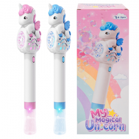 Jucarii de exterior - Baloane de sapun, cu baterii, Unicorn