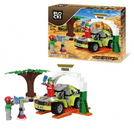 Cuburi constructie si jocuri constructii - Blocki Off-Road Collection, Podiumul de premiere - raliu, 126 piese
