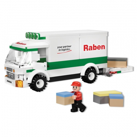 Cuburi constructie si jocuri constructii - Blocki Raben, Camion, 161 piese