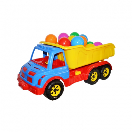 Masini Plastic - Metal - Camion plastic 60 cm + mingiute - ROBENTOYS