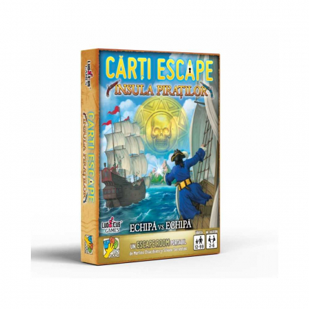 Jocuri si jocuri educative - Carti Escape - Insula Piratilor, ISBN: 978-606-94986-9-9