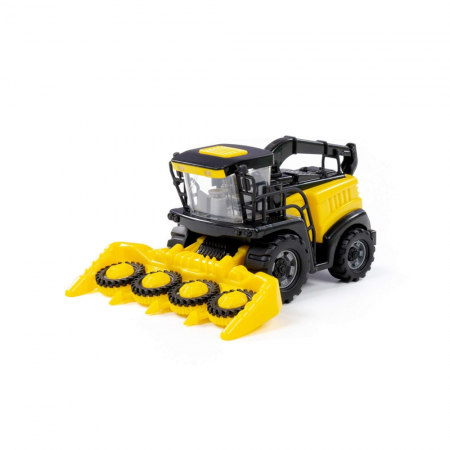 Masini Plastic - Metal - Combina agricola, cu frictiune, 26.7x20.4x12.8 cm, Polesie