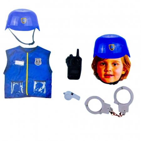 Costume pentru copii - Costum Politist, cu accesorii
