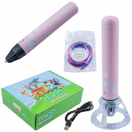 Creativitate - Arts & Crafts - Creion 3D cu accesorii, incarcator USB