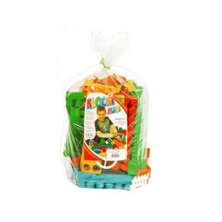 Cuburi constructie si jocuri constructii - Cuburi constructii 80 piese, 56 mm - Tupiko