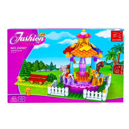 Cuburi constructie si jocuri constructii - Cuburi constructii, Parc, 222 piese