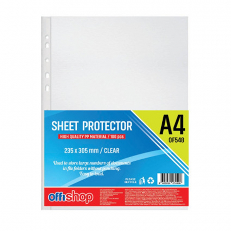 FOLII DOCUMENTE - Folie protectie A4, Cristal Clear, 100 buc/set - OFFISHOP