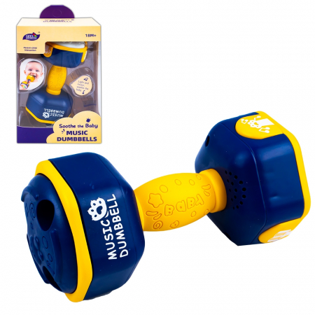 Jucarii bebelusi - Gantera muzicala, pentru bebelusi