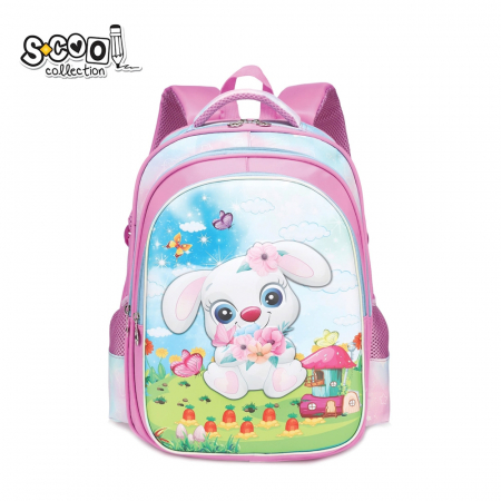 GHIOZDANE - Ghiozdan 3D RABBIT, 31x24x41 cm - S-COOL