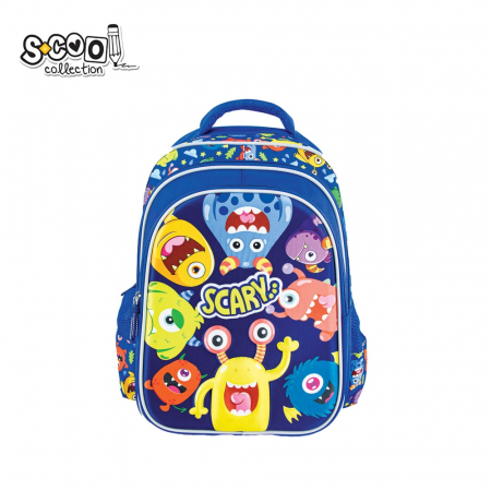 GHIOZDANE - Ghiozdan 3D SCARY, 38x35x20 cm - S-COOL