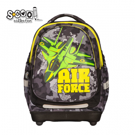 GHIOZDANE - Ghiozdan anatomic AIR FORCE, 38x39x19.5 cm - S-COOL